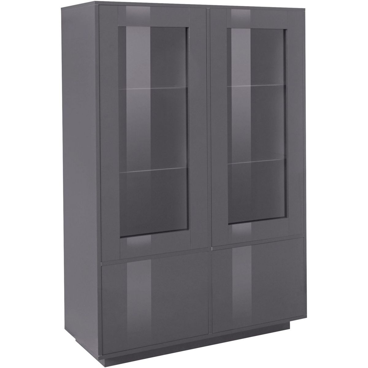 Vitrine moderne 4 portes 100 cm LUCERA