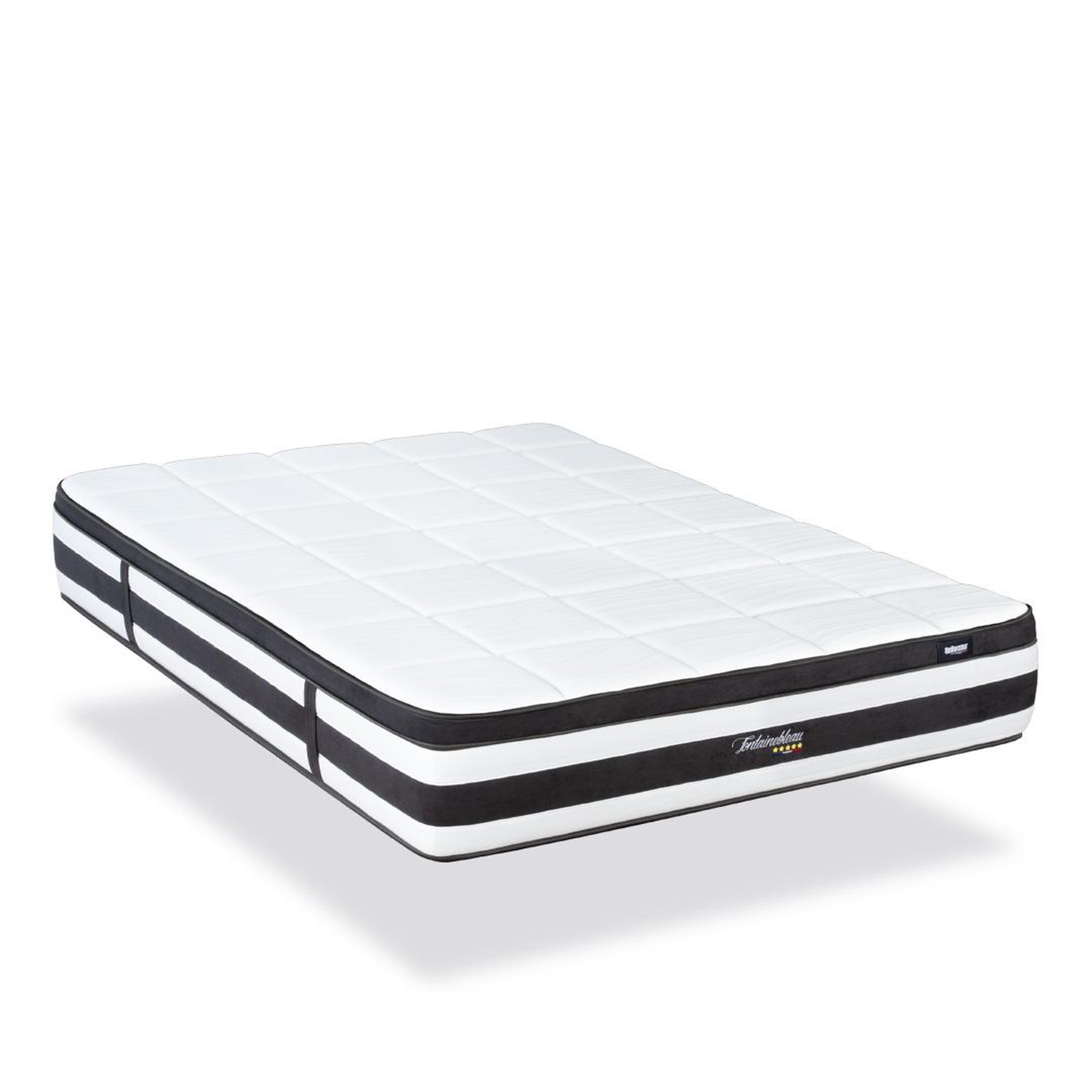 Voir la diapositive 4 : BELLECOUR Bellecour literie | ensemble fontainebleau | matelas ressorts ensachés + sommier bois