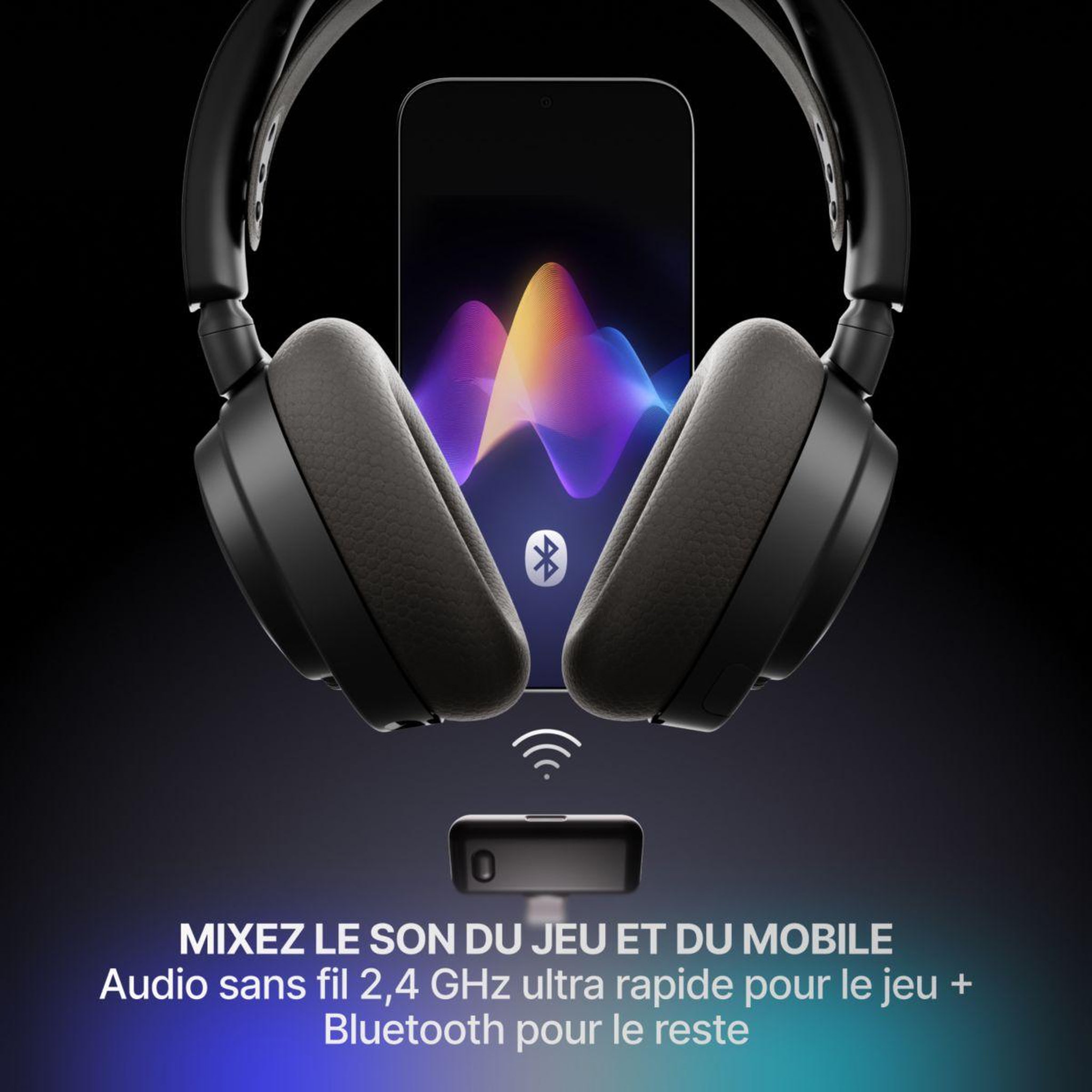 Voir la diapositive 3 : STEEL SERIES Casque gamer Arctis Nova 7 Gen 2 Noir