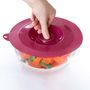 Voir la diapositive 4 : Paris Prix Couvercle en Silicone  Fraîcheur  21cm Rouge