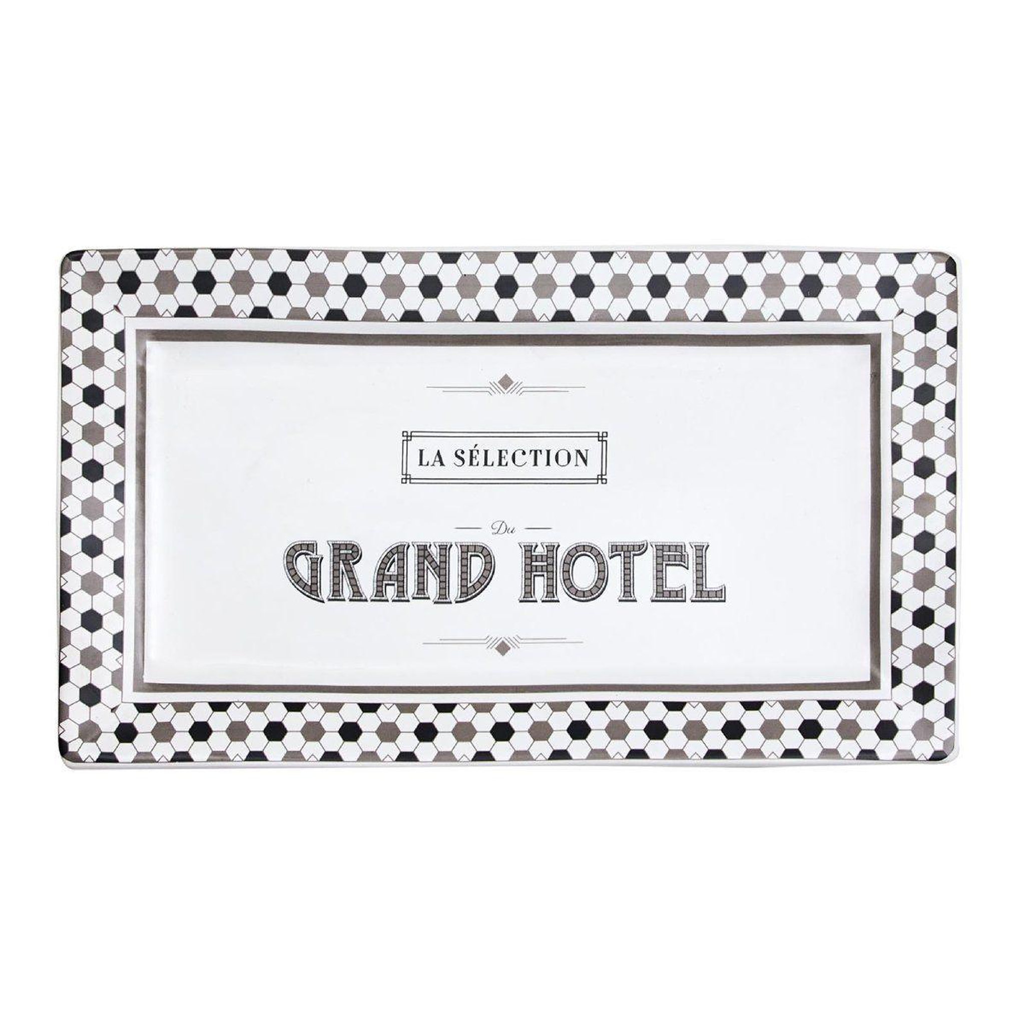 The Home Deco Factory Plateau de service  grand hôtel  35cm blanc