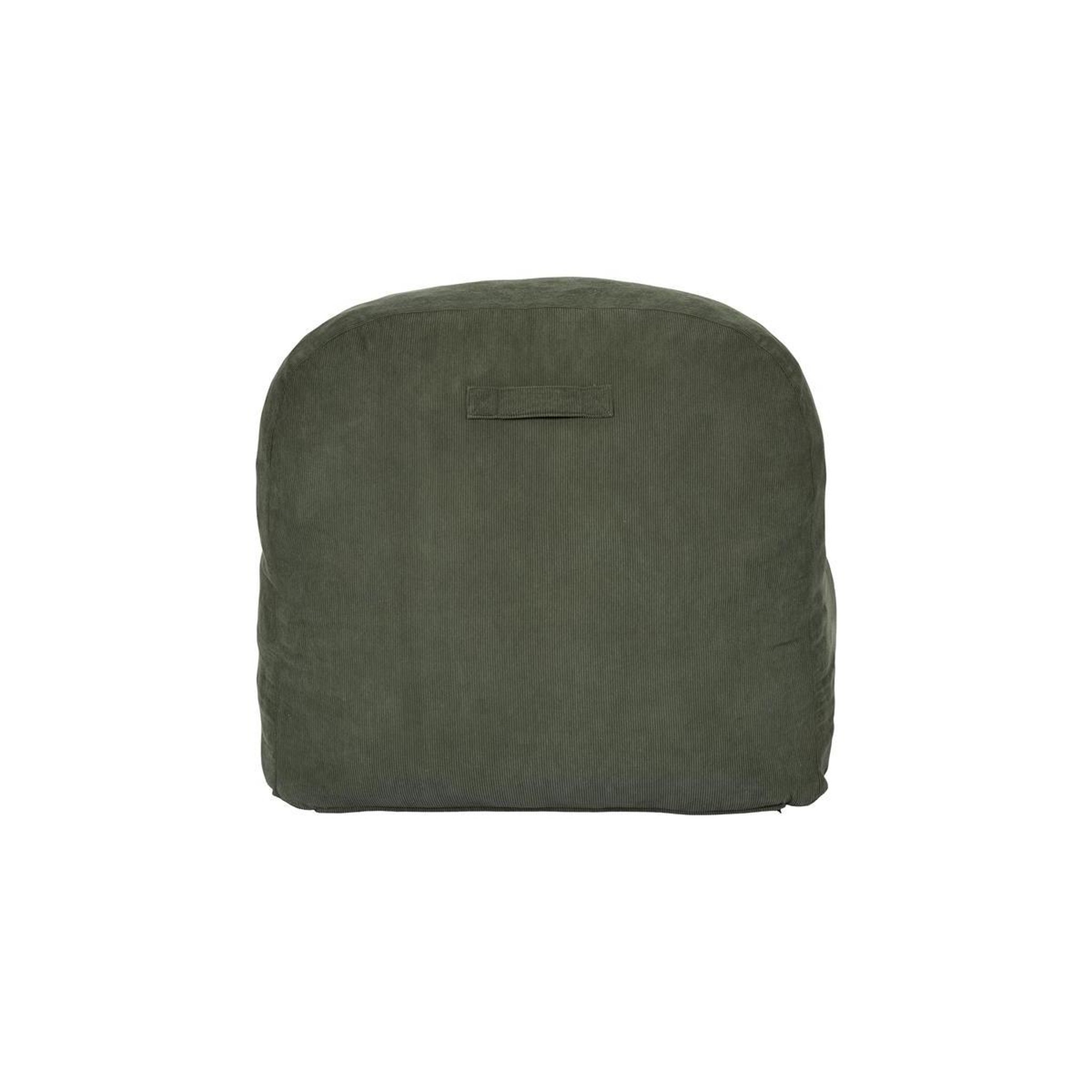 Voir la diapositive 4 : The Home Deco Factory Fauteuil compressé côtelé  jules  85cm vert