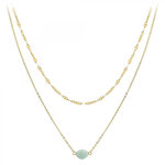 SC CRYSTAL Collier multi rangs par SC Crystal orné d'une amazonite