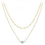 Voir la diapositive 1 : SC CRYSTAL Collier multi rangs par SC Crystal orné d'une amazonite