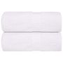 Voir la diapositive 1 : VIDAXL Serviettes de visage 2 pcs blanc 30x30 cm 360 g m² 100% coton