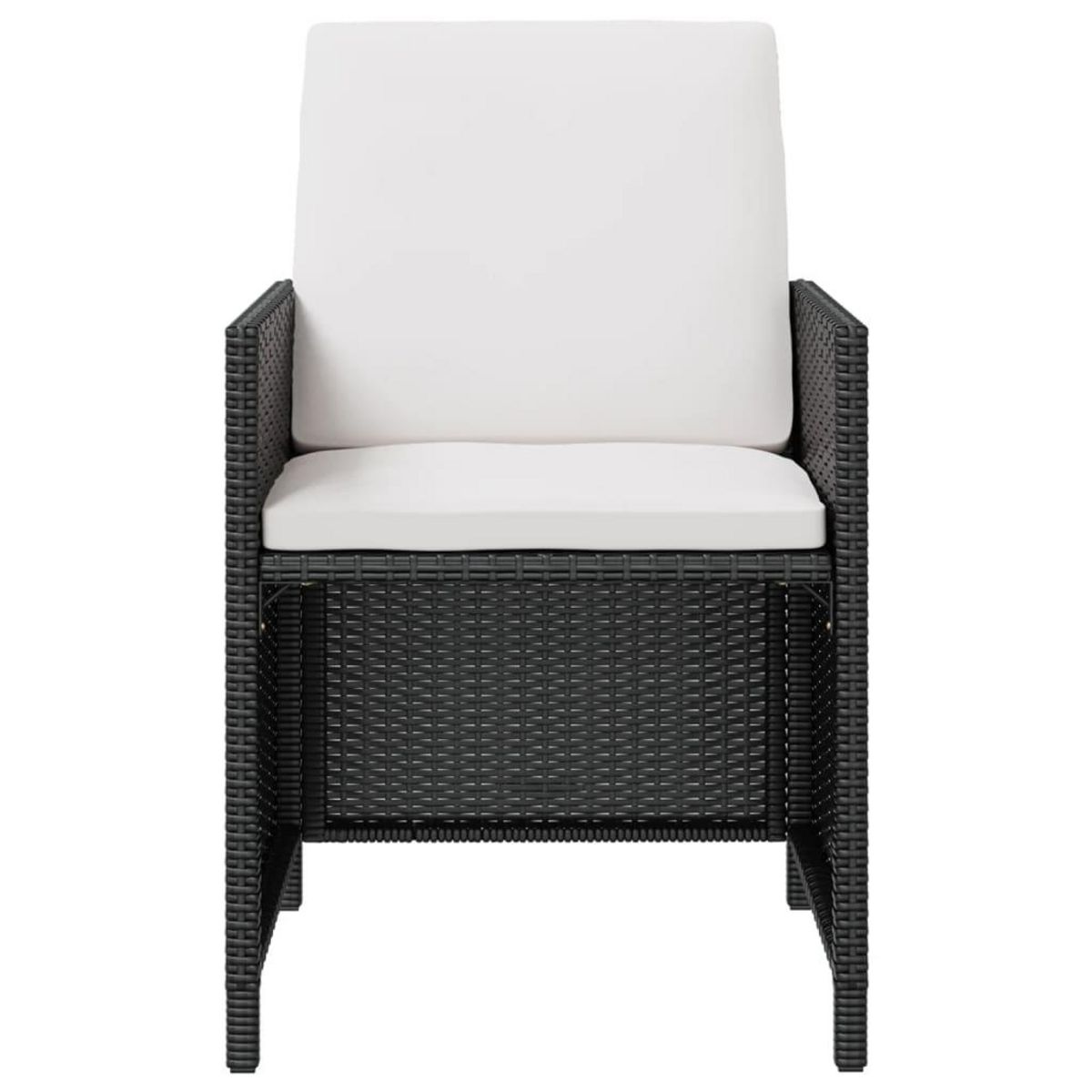 VIDAXL Ensemble a manger d'exterieur 9 pcs resine tressee et acacia