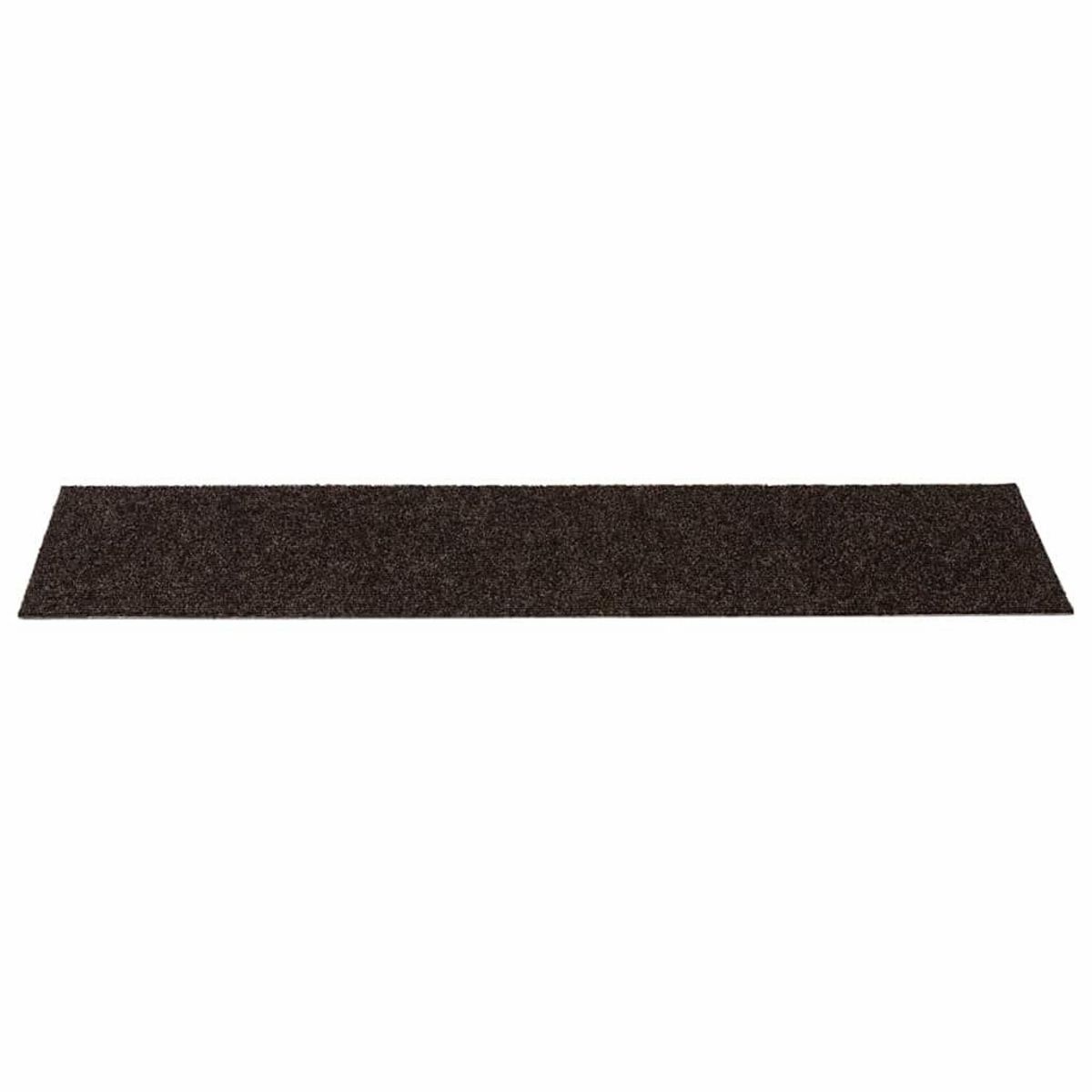 VIDAXL Tapis d'escalier auto-adhesifs 30 pcs marron fonce 76x20 cm