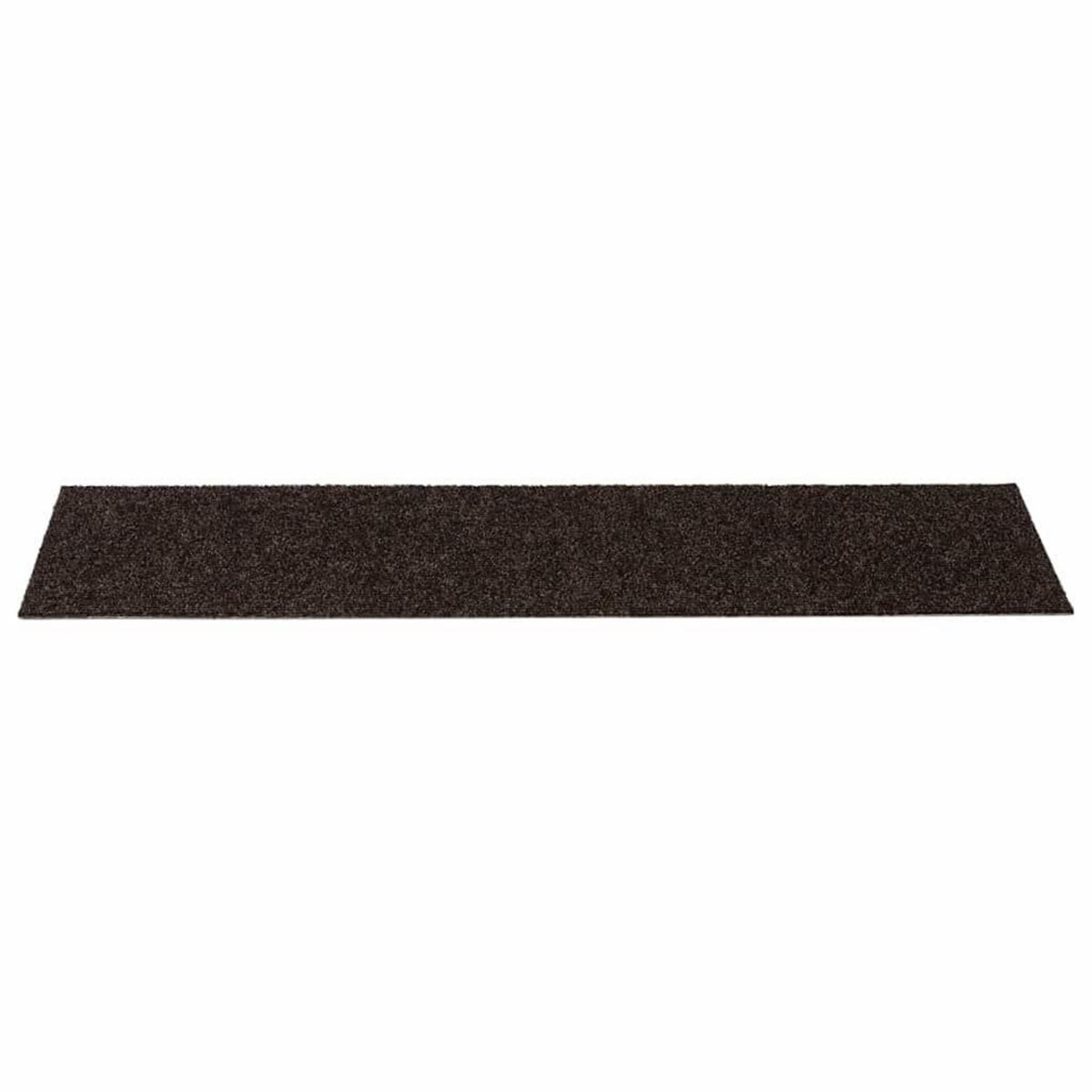 VIDAXL Tapis d'escalier auto-adhesifs 30 pcs marron fonce 76x20 cm