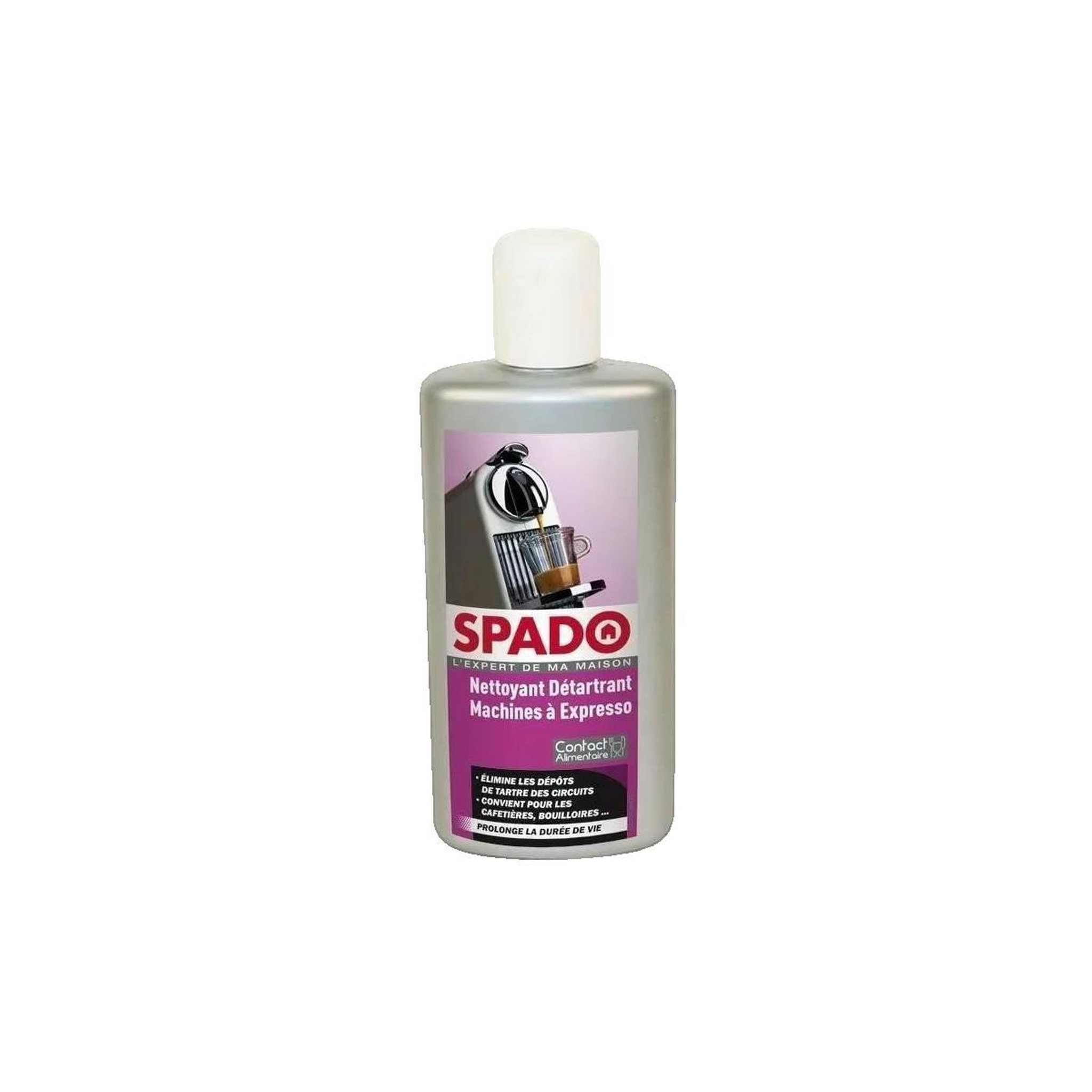 SPADO Détartrant Spado pour machines à expresso 250 ml sans acide sulfamique