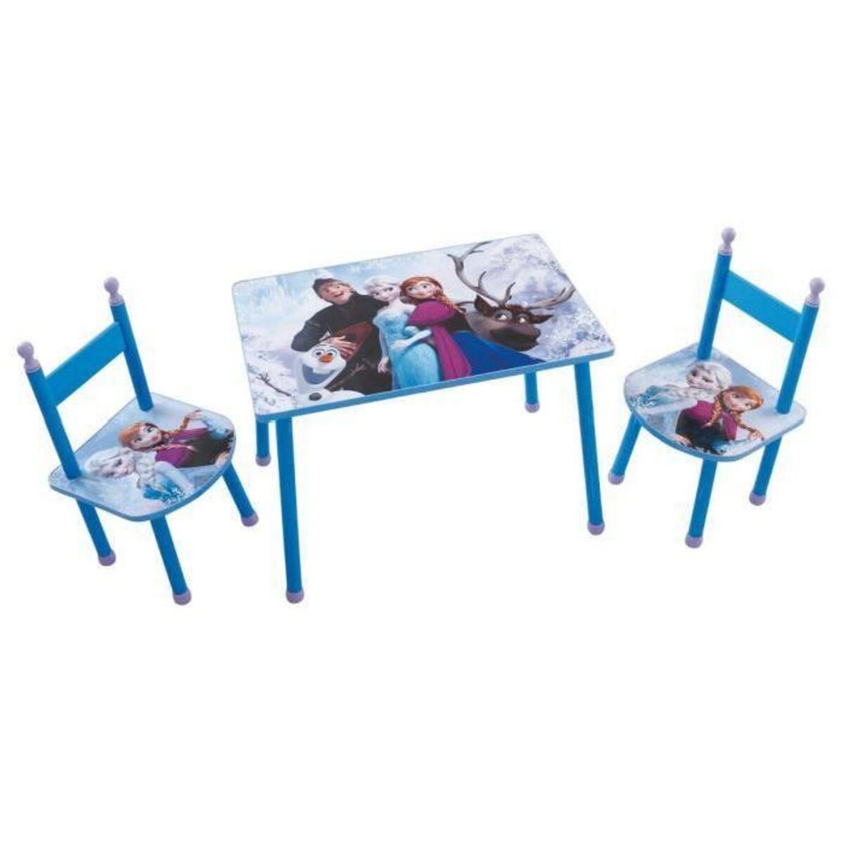 Ensemble table + chaises - La Reine des Neiges - Disney