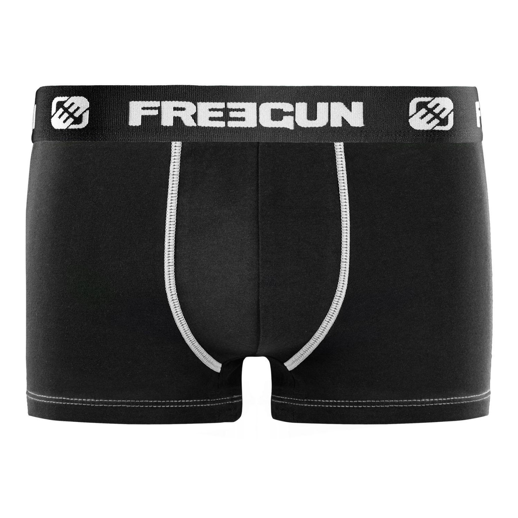 Voir la diapositive 3 : FREEGUN Lot de 6 boxers garçon en Coton