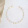 Voir la diapositive 3 : L'ATELIER D'AZUR Bracelet 3 Ors - Tricolore Jaune Blanc Rose - Grain de Café - Femme