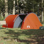 Voir la diapositive 3 : VIDAXL Tente de camping tunnel 4 personnes orange impermeable