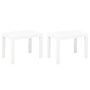 Voir la diapositive 1 : VIDAXL Bancs de jardin lot de 2 Blanc Plastique