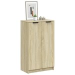 VIDAXL Armoire a chaussures Chene sonoma 59x35x100cm Bois d'ingenierie