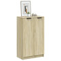 Voir la diapositive 1 : VIDAXL Armoire a chaussures Chene sonoma 59x35x100cm Bois d'ingenierie