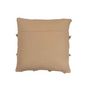 Voir la diapositive 2 : Paris Prix Coussin Déco  Croix Franges  43x43cm Beige