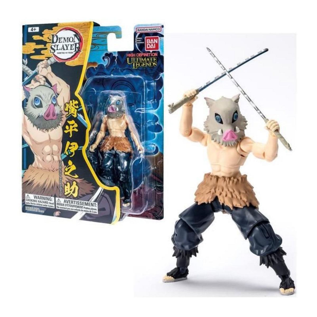 BANDAI BANDAI - Ultimate Legends HD - Figurine d'action Demon Slayer 12 cm - Inosuke Hashibira - VE88963