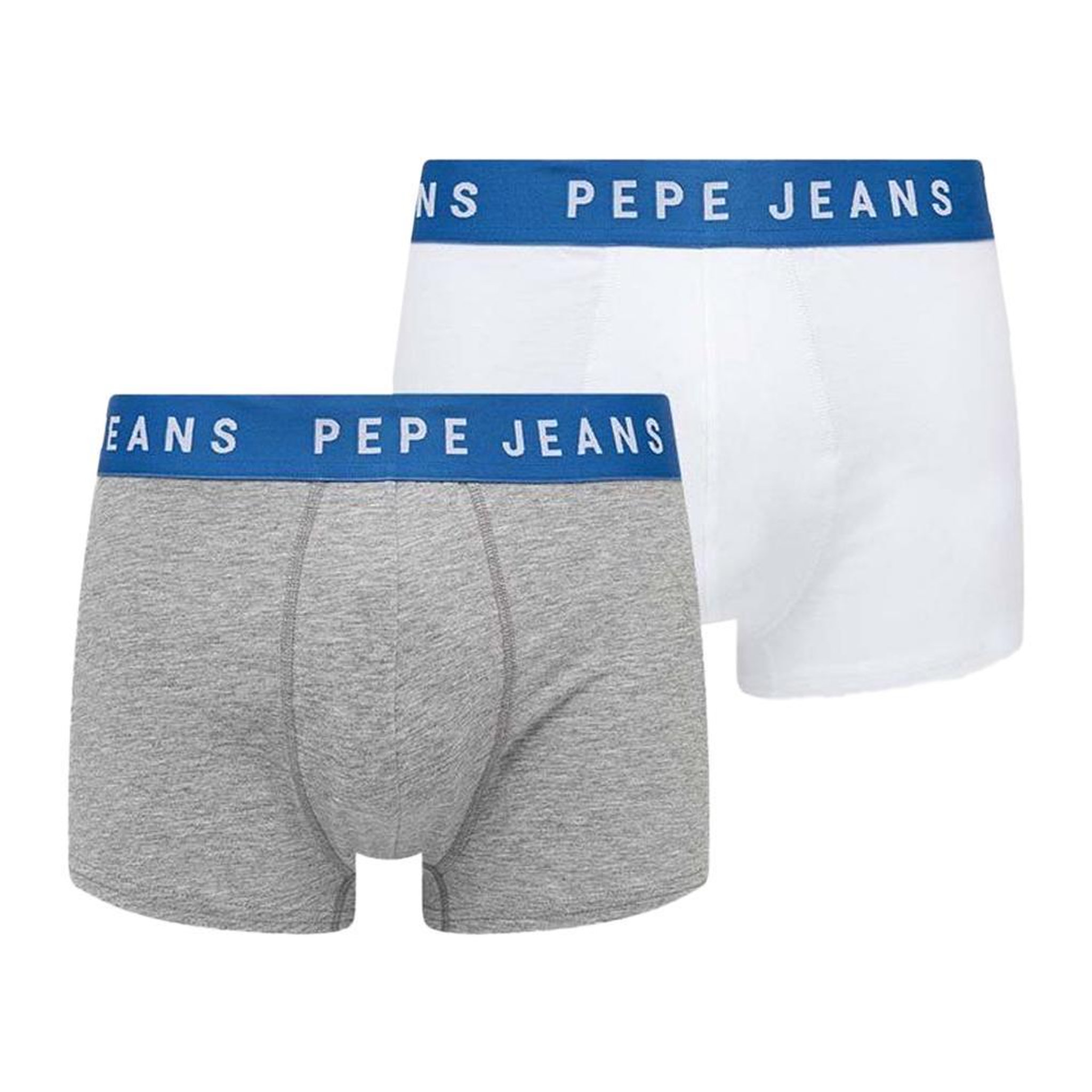 Pepe Jeans 2x Boxers /Gris Homme Pepe Jeans PMU. Coloris disponibles : Blanc