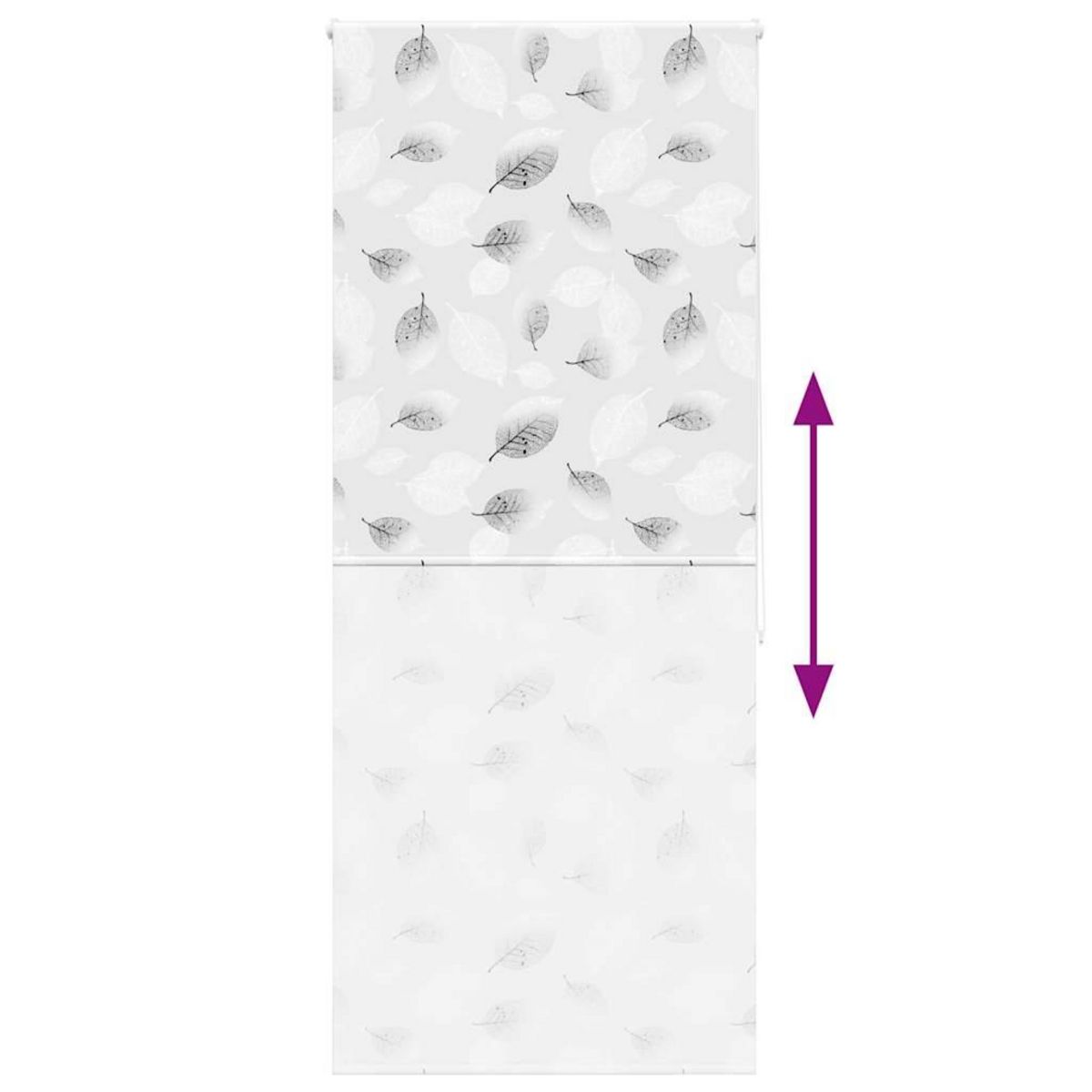 VIDAXL Store enrouleur de douche 100x240 cm largeur du tissu 96 cm