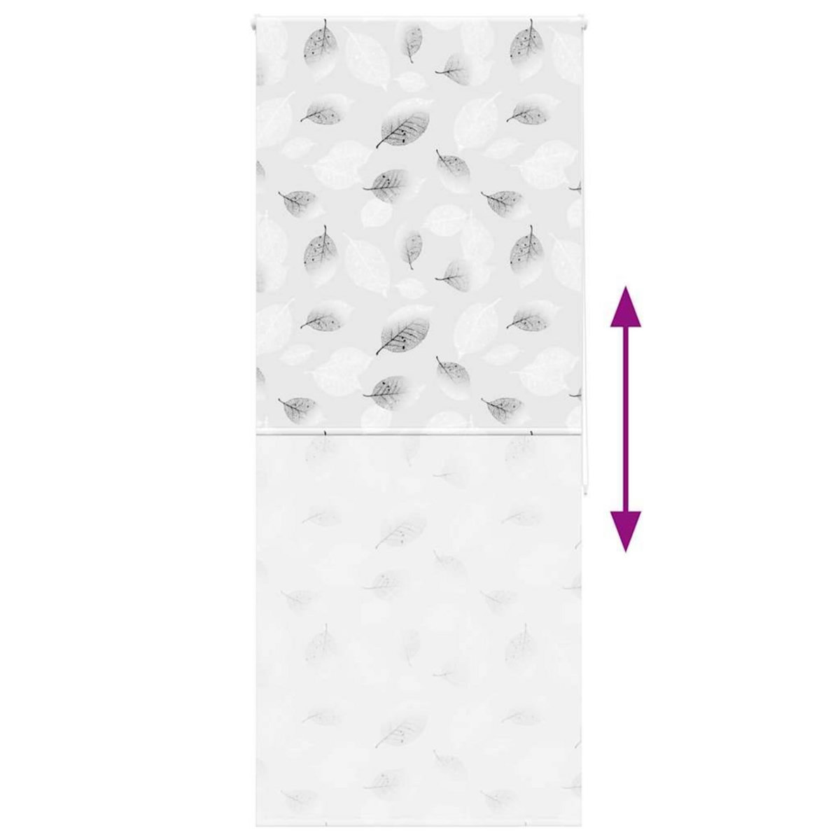 VIDAXL Store enrouleur de douche 100x240 cm largeur du tissu 96 cm