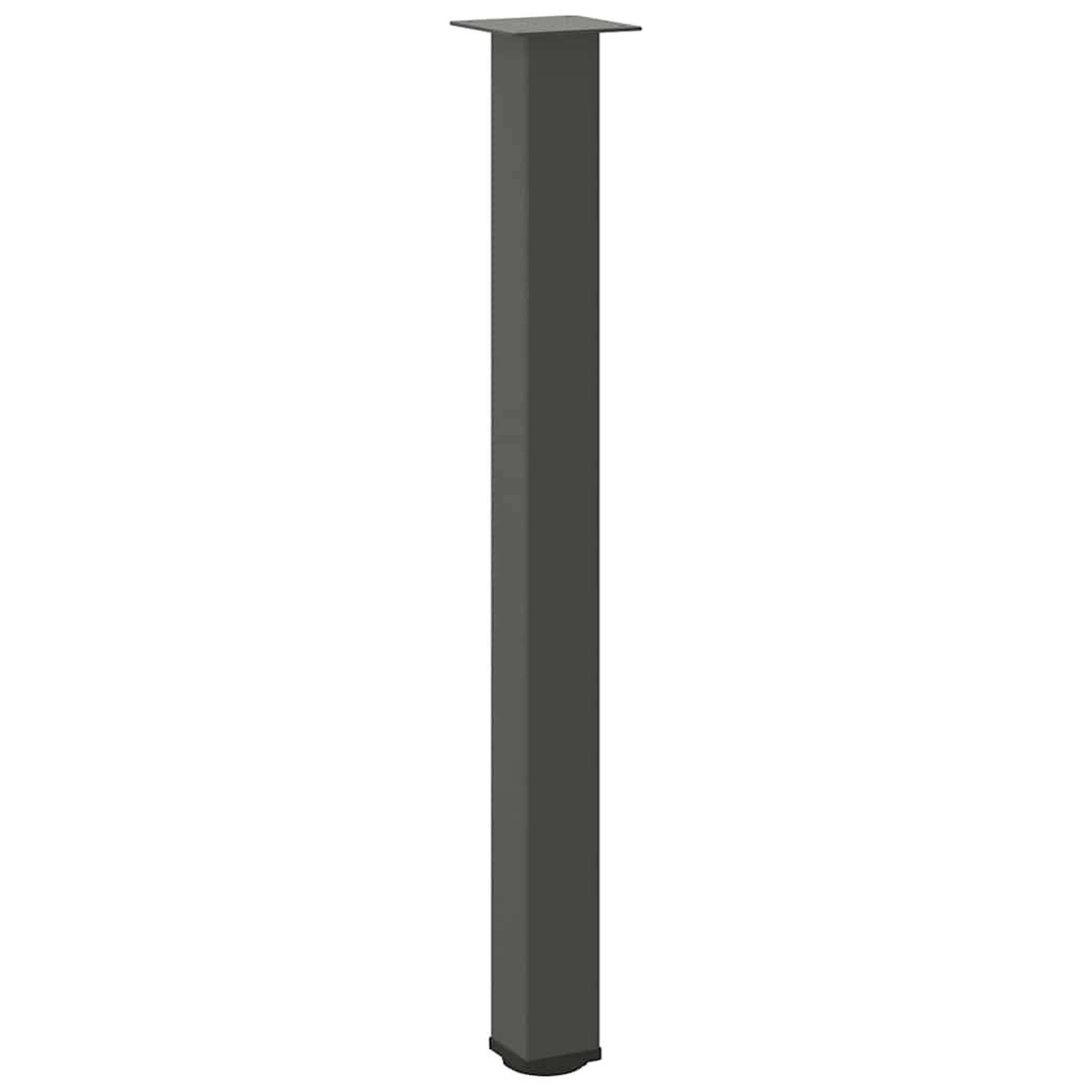 Voir la diapositive 4 : VIDAXL Pieds de table basse anthracite 4 pcs 100-102 cm acier