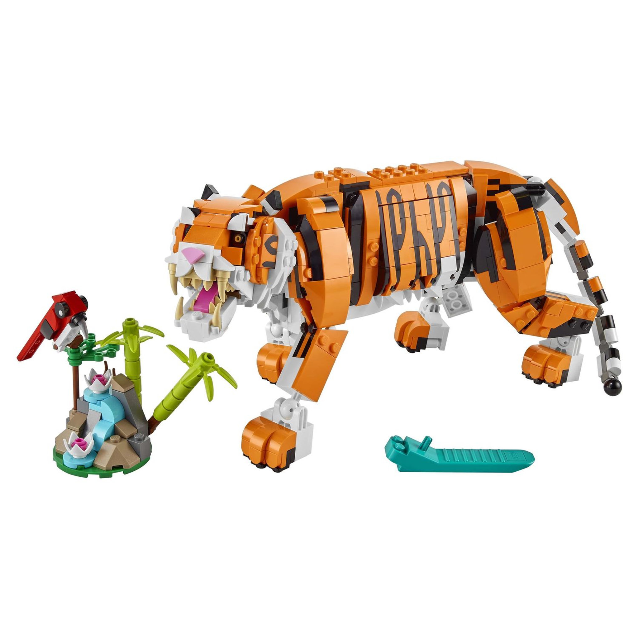 Voir la diapositive 3 : LEGO Creator 3 en 1 31129 Sa Majesté le Tigre, Jouet pour Filles et Garçons dès 9 Ans