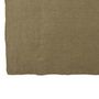 Voir la diapositive 2 : Paris Prix Plaid Déco Uni  Bord Court  150x200cm Vert Olive