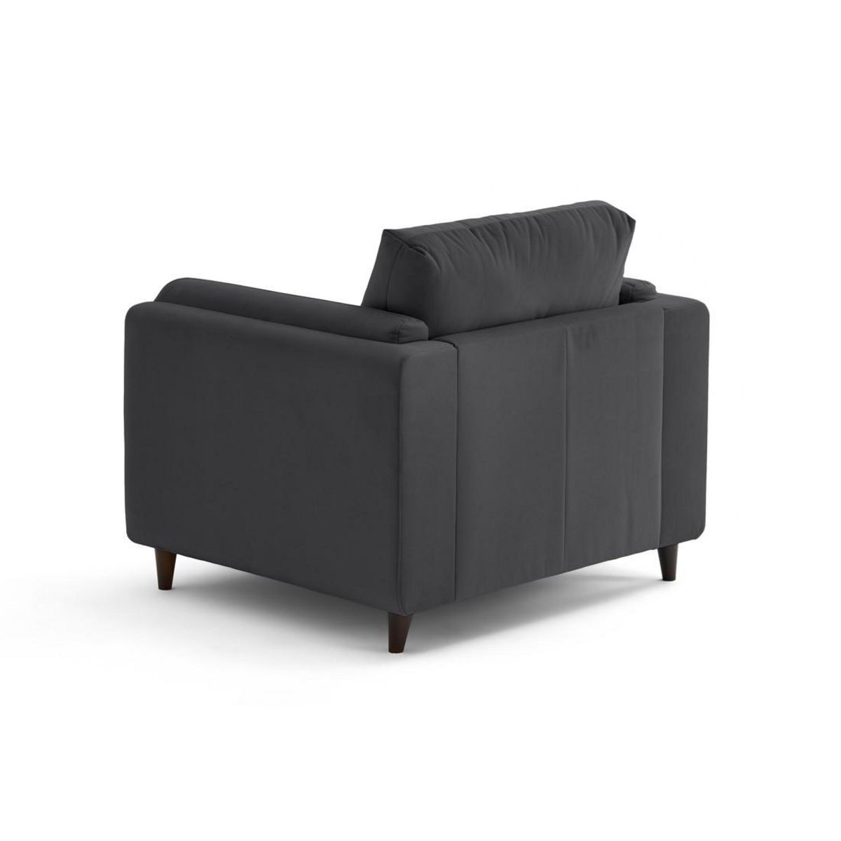 LISA DESIGN Brooke - fauteuil en velours pieds en bois