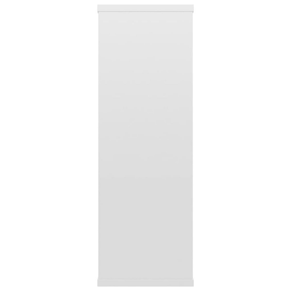 VIDAXL Etageres murales blanc brillant 104x20x58,5 cm bois ingenierie