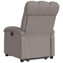 Voir la diapositive 4 : VIDAXL Fauteuil inclinable taupe tissu