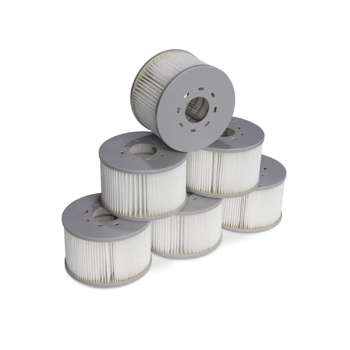 SWEEEK Lot de 6 filtres pour spas gonflables MSPA V2. Ø106cm – 6 cartouches filtrantes de remplacement pour spa gonflable MSPA