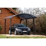 Voir la diapositive 6 : Habrita Carport Aluminium - Anthracite - 14,62m² - BLACKPOOL