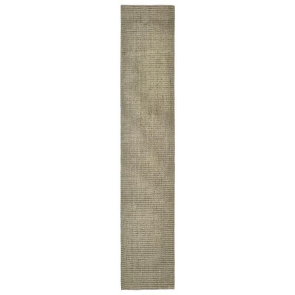 VIDAXL Tapis en sisal pour griffoir taupe 66x350 cm