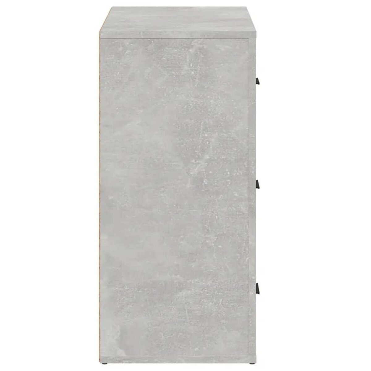 VIDAXL Buffet Gris beton 80x33x70 cm Bois d'ingenierie