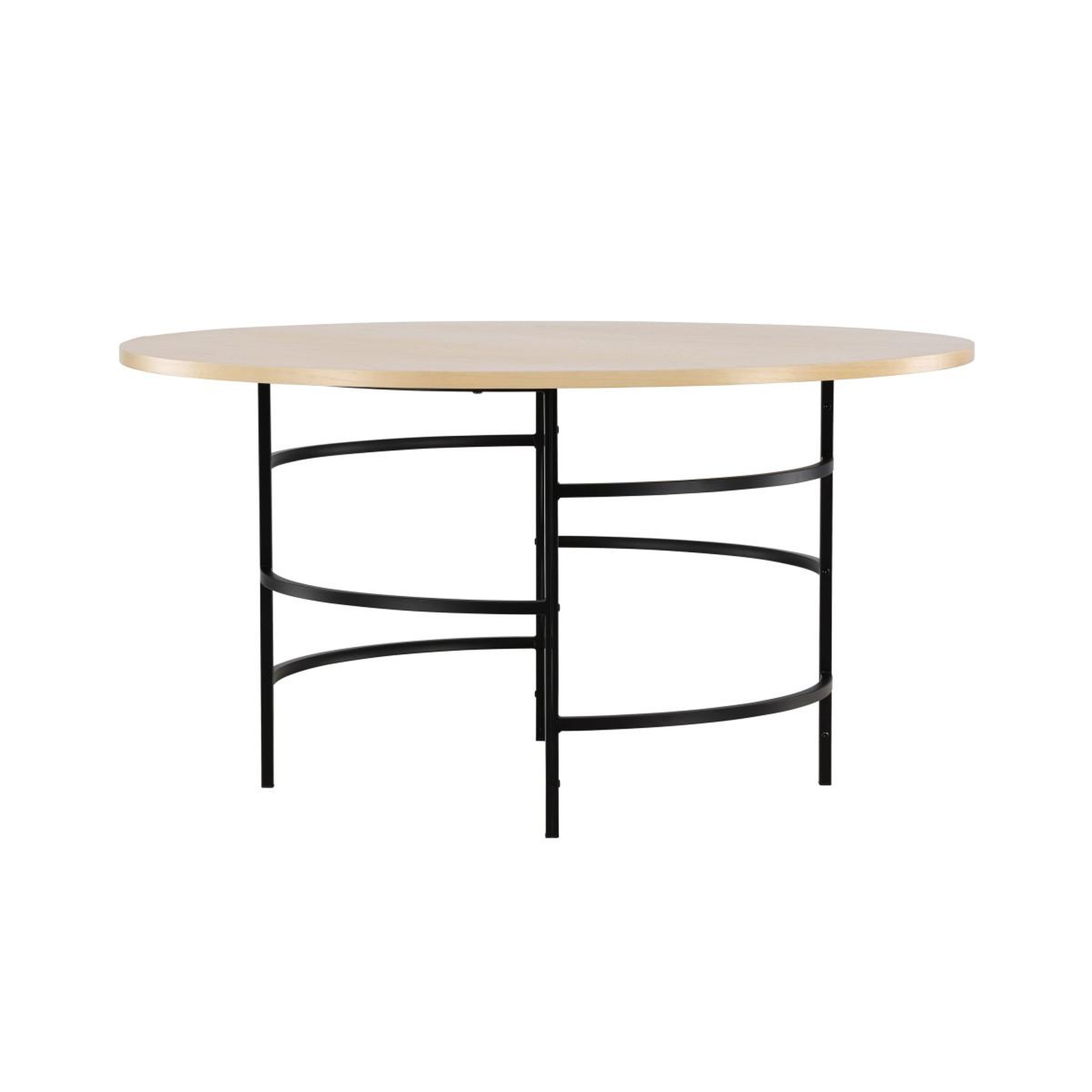 Voir la diapositive 2 : Paris Prix Table à manger ronde  copenhagen  140cm naturel