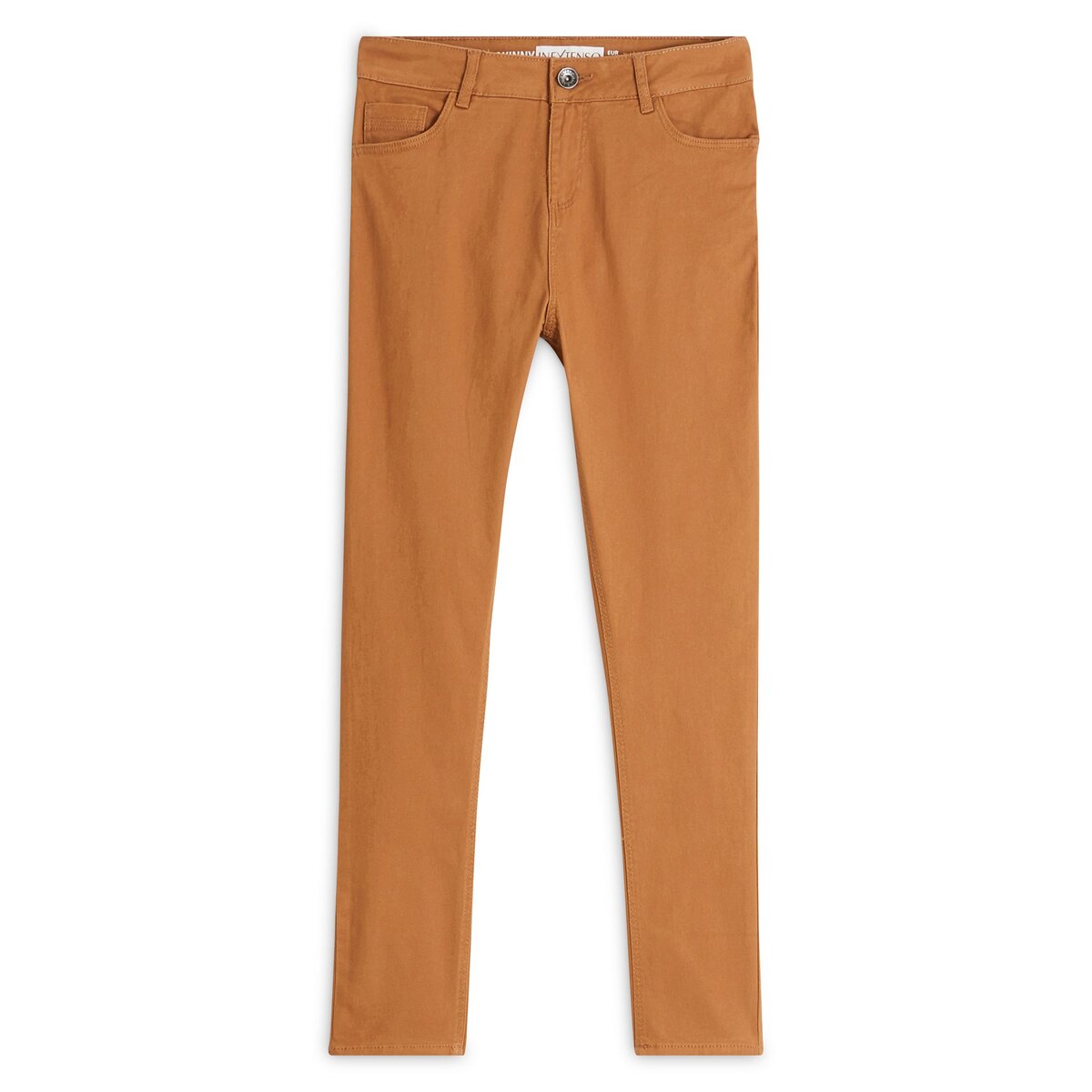 Pantalon slim camel outlet femme