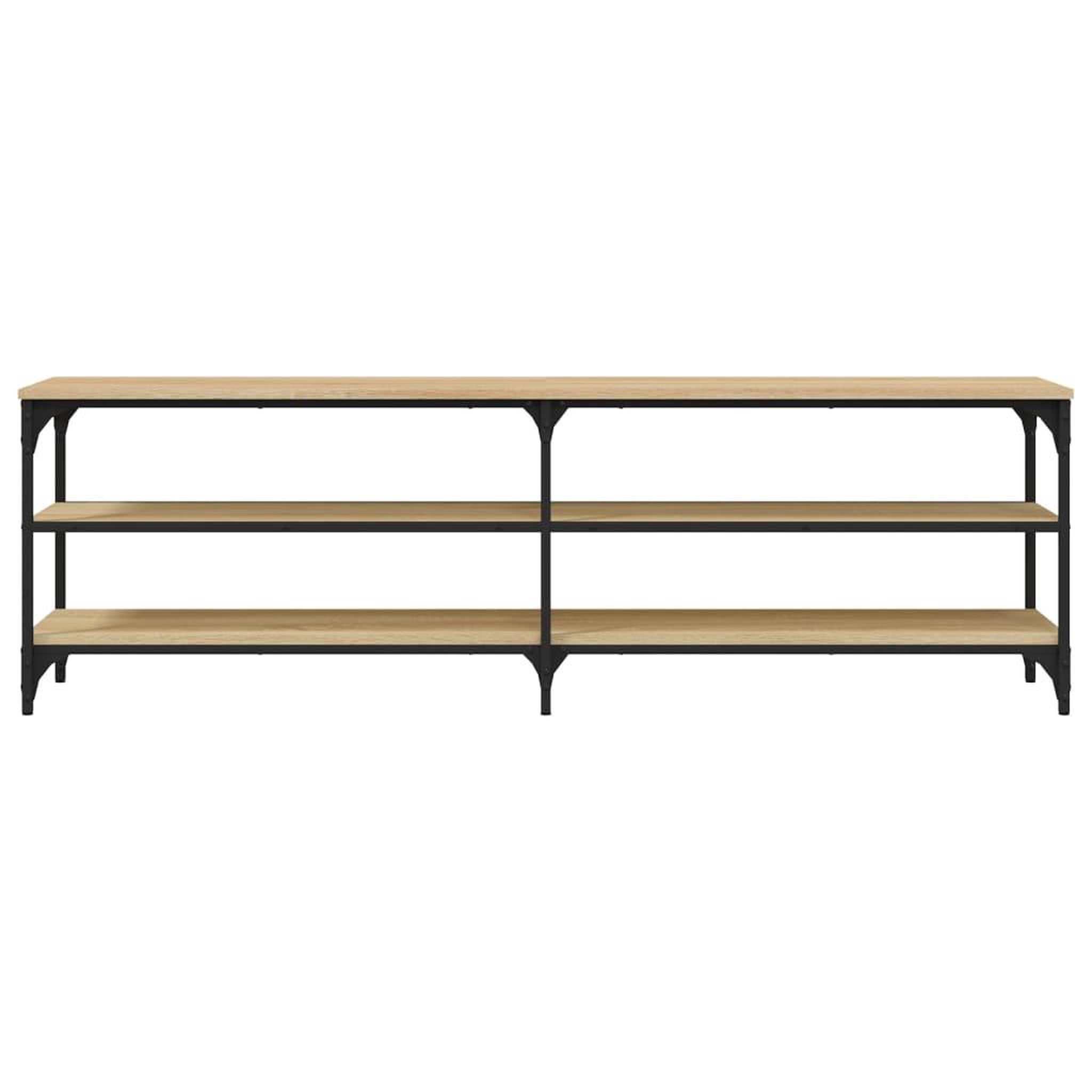 Voir la diapositive 5 : VIDAXL Meuble TV chene sonoma 160x30x50 cm bois d'ingenierie