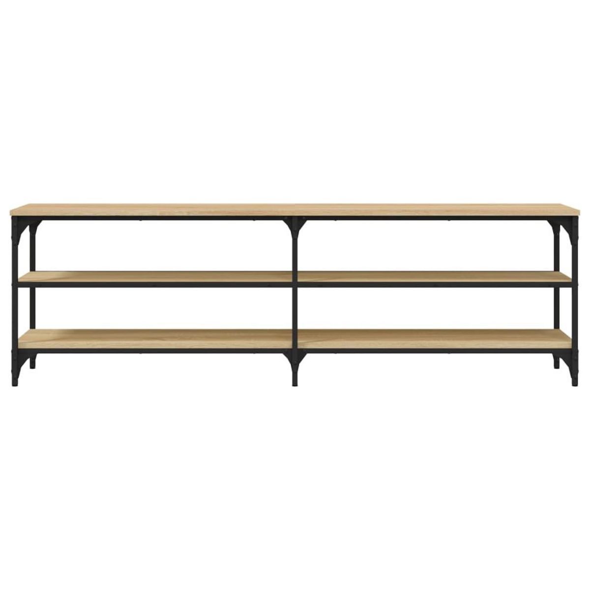 VIDAXL Meuble TV chene sonoma 160x30x50 cm bois d'ingenierie