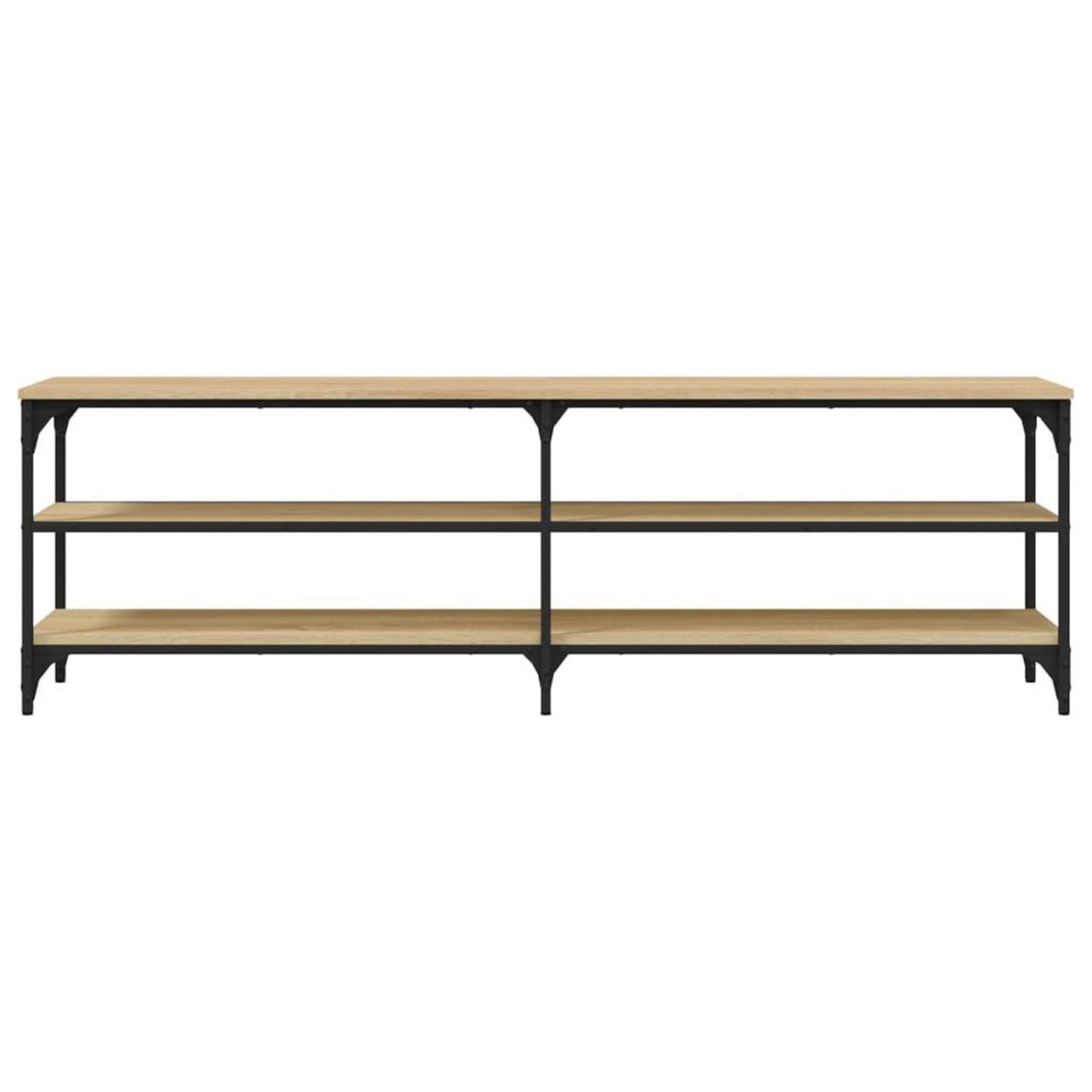 VIDAXL Meuble TV chene sonoma 160x30x50 cm bois d'ingenierie