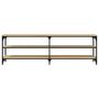 Voir la diapositive 5 : VIDAXL Meuble TV chene sonoma 160x30x50 cm bois d'ingenierie