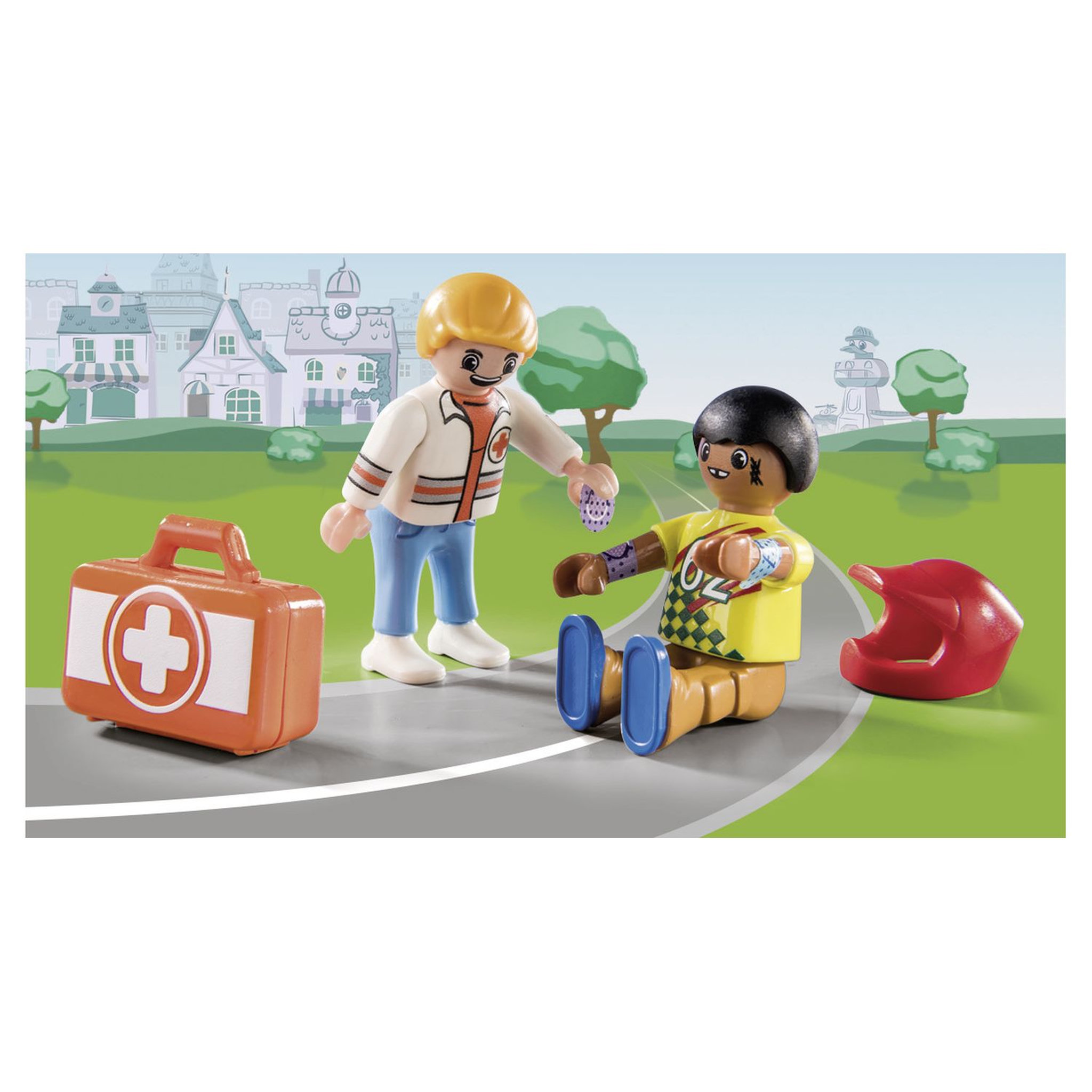 Voir la diapositive 3 : PLAYMOBIL Duck on call 70914 Secouriste et pilote