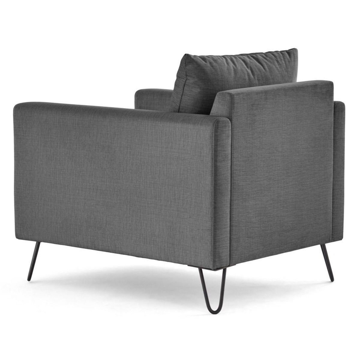 LISA DESIGN Ostrava - fauteuil en velours pieds en épingle