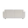 Voir la diapositive 6 : SWEEEK Canapé 2 places. tissu bouclette. 2 coussins déhoussables. Wallas  L 178 x P 97.5 x H 73cm