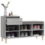 Voir la diapositive 5 : VIDAXL Armoire a chaussures Sonoma gris 102x36x60 cm Bois d'ingenierie