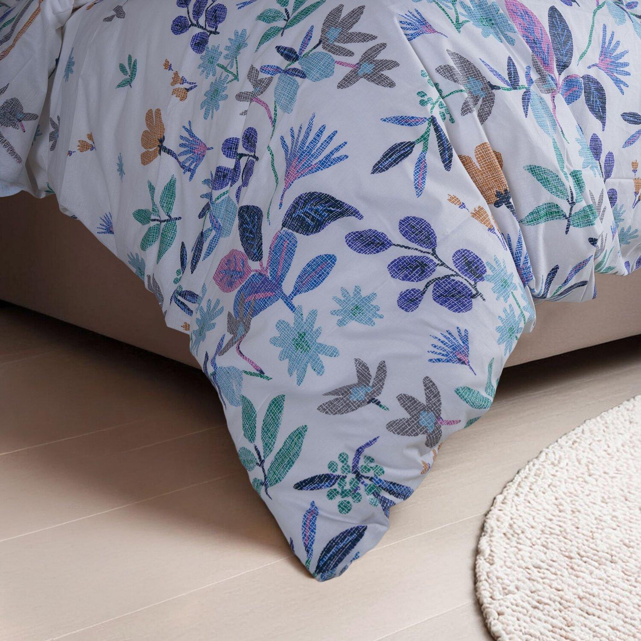 Voir la diapositive 4 : Home collection Parure housse de couette avec taie(s) 100 % coton Hope