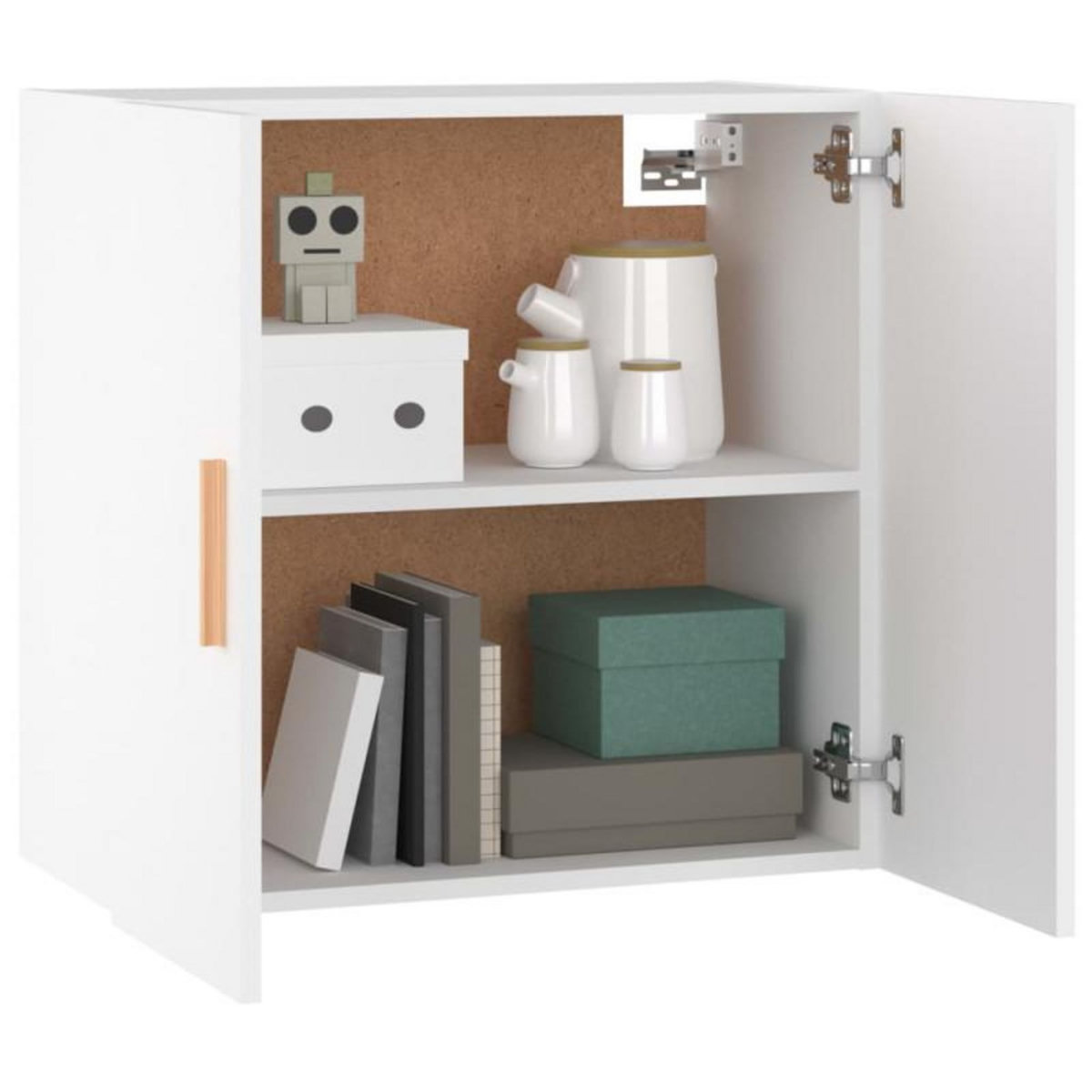 VIDAXL Armoire murale Blanc 60x30x60 cm Bois d ingénierie