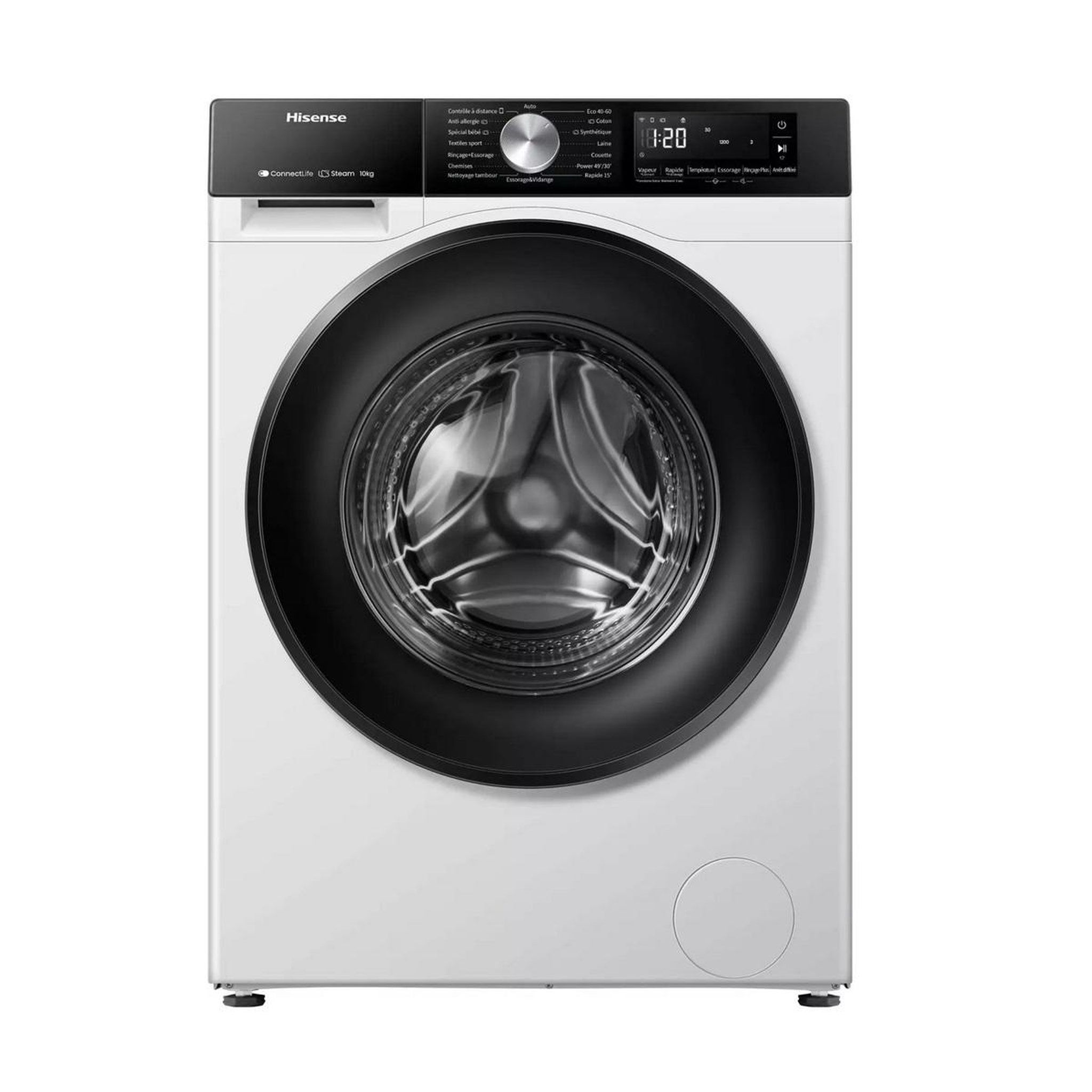 Hisense Lave-linge frontal 10.5kg 1400 tours/min - wf3s1043bw3