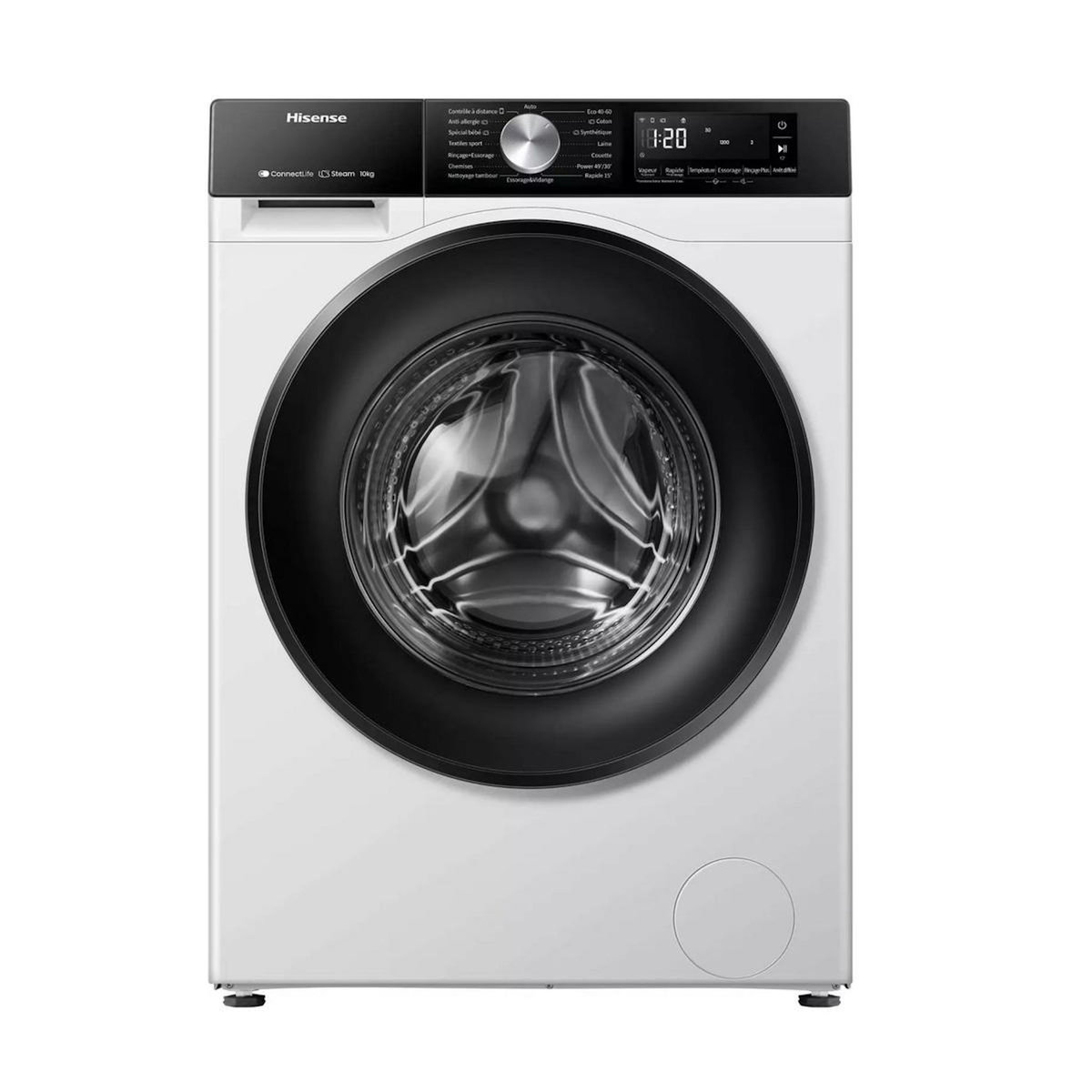 Hisense Lave-linge frontal 10.5kg 1400 tours/min - WF3S1043BW3