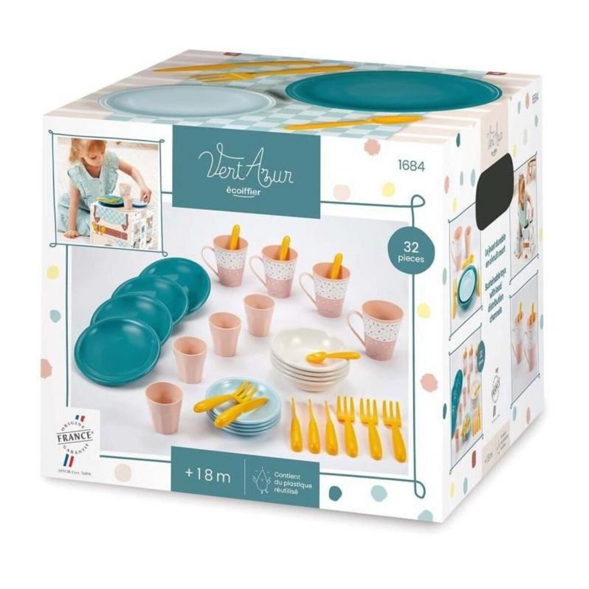 Ecoiffier Service picnic - Vert Azur ECOIFFIER